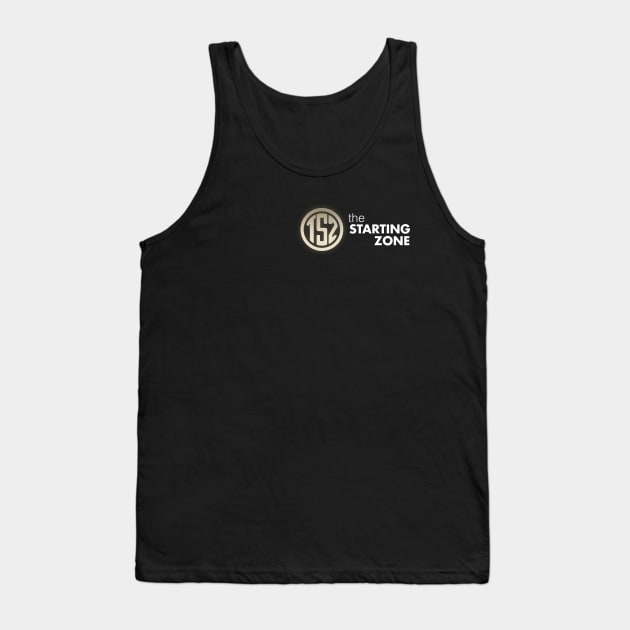 TSZ BFA Logo with White Title Tank Top by The Starting Zone